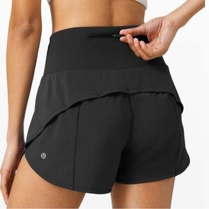 Lululemon Speed Up High-Rise Short 4" inseam, 
Black, Size 6, EUC